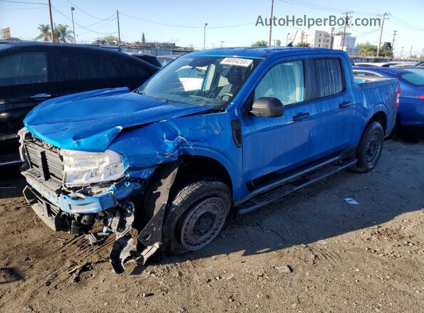 3FTTW8E37NRA73905 2022 FORD MAVERICK Синий Задняя левая четверть