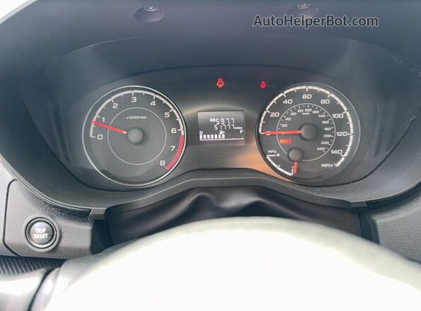4S3GTAA62L1706254 2020 SUBARU IMPREZA Blue Widok zestawu wskaźników