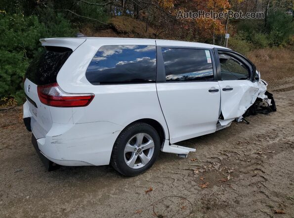 5TDZZ3DC4LS062652 2020 TOYOTA SIENNA White Delantero derecho