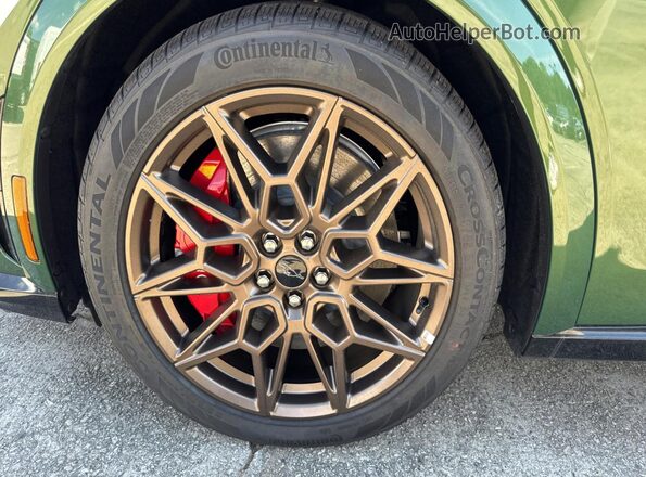3FMTK4SX2SMA03809 2025 FORD MUSTANG Green Widok komory silnika