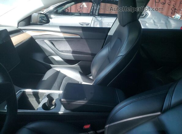 5YJ3E1EA3NF185238 2022 TESLA MODEL 3 Gray ხელსაწყოთა პანელის ხედი