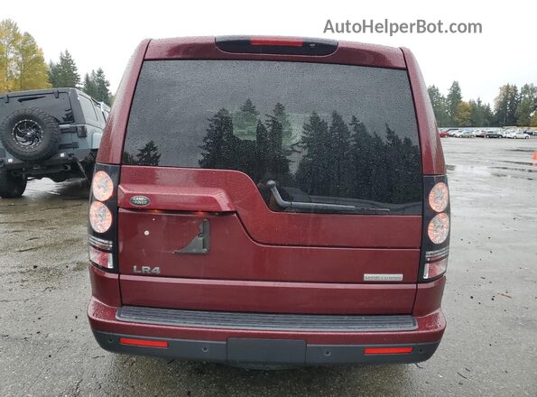 SALAK2V66GA800225 2016 LAND ROVER LR4 Maroon 