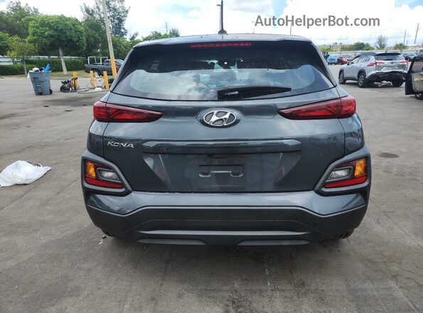 KM8K12AA5LU474611 2020 HYUNDAI KONA Gray Widok wnętrza z przodu