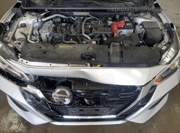 3N1AB8CV3LY227300 2020 NISSAN SENTRA Silver Engine compartment view