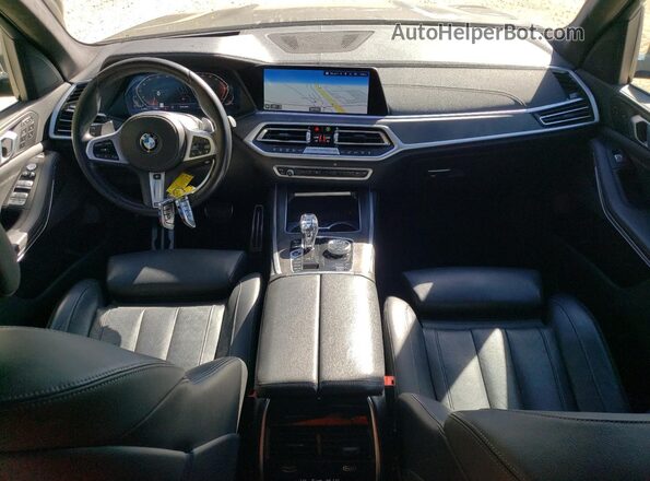5UXCW2C08N9K24749 2022 BMW X7 Gray Սարքավորումների վահանակի տեսք