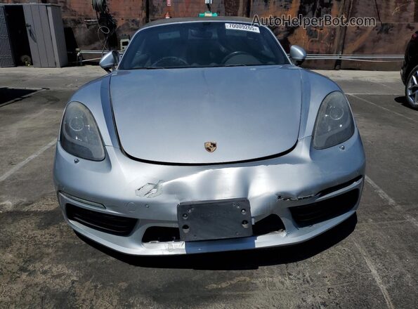 WP0CA2A80HS220216 2017 PORSCHE BOXSTER Silver 
