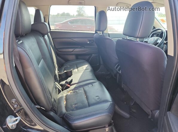 JA4AZ3A3XKZ039045 2019 MITSUBISHI OUTLANDER Black Widok wnętrza z tyłu