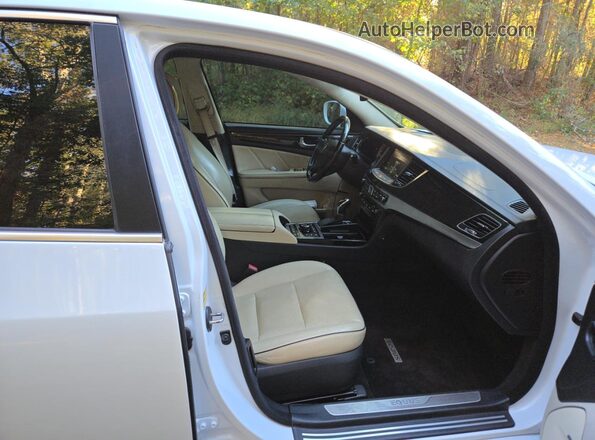 KMHGH4JH8GU104303 2016 HYUNDAI EQUUS Белый Вид сзади