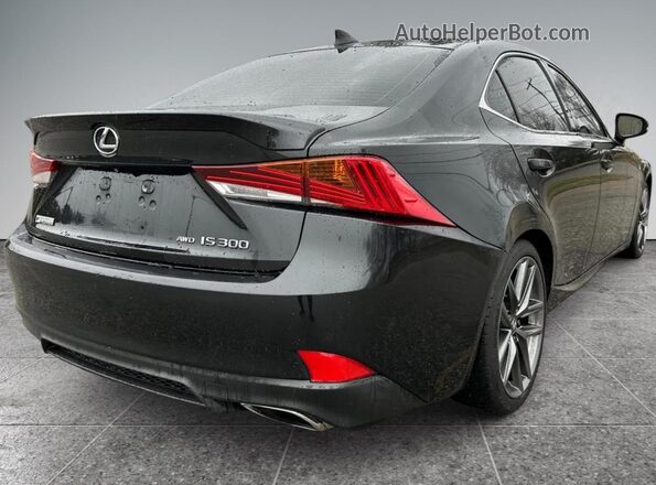JTHC81D22K5035098 2019 LEXUS IS Black Widok z przodu