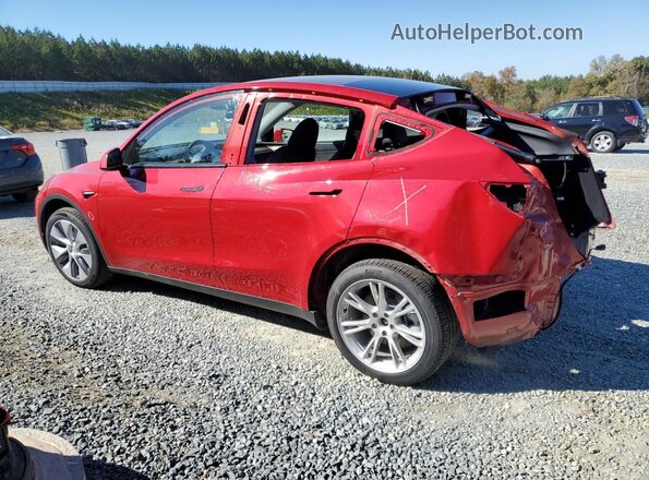 7SAYGDEE5RA217617 2024 TESLA MODEL Y Red Задня права чверть