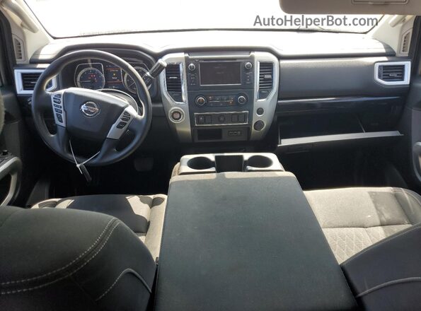 1N6AA1EKXKN523949 2019 NISSAN TITAN Brown Вид щитка приладів