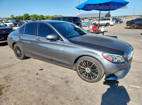55SWF8DBXLU326976 2020 MERCEDES-BENZ C Gray Front view