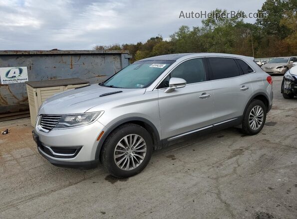 2LMTJ8KR2GBL70394 2016 LINCOLN MKX Серебряный Задняя левая четверть