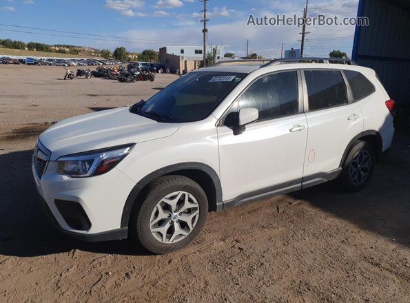 JF2SKAJC3LH576688 2020 SUBARU FORESTER White Задня ліва чверть