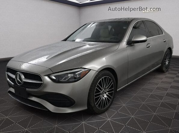 W1KAF4GB2NR036864 2022 MERCEDES-BENZ C Gray უკანა მარცხენა