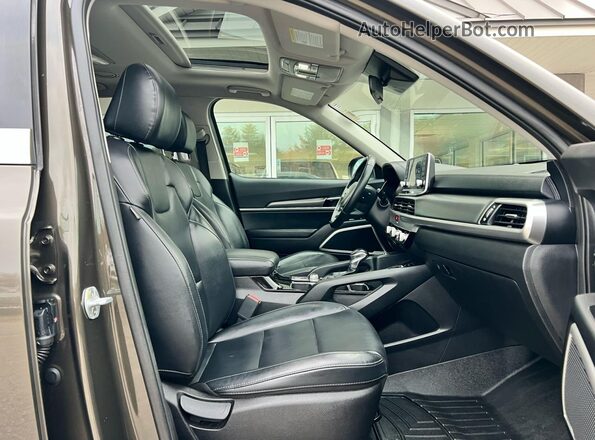 5XYP6DHC0LG003708 2020 KIA TELLURIDE Green Front view
