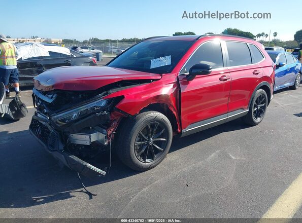 7FARS5H80RE013729 2024 HONDA CR-V Красный Передняя левая четверть