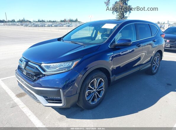 7FART6H83ME019553 2021 HONDA CR-V HYBRID Синий 