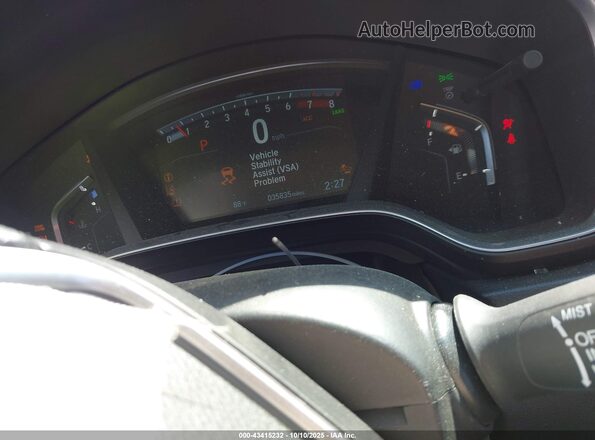 7FARW1H5XNE001956 2022 HONDA CR-V Gray Widok tylnych siedzeń