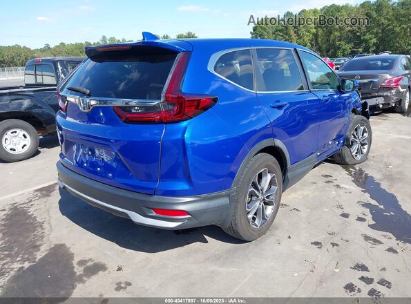 7FARW1H82LE001232 2020 HONDA CR-V Blue Задня права чверть