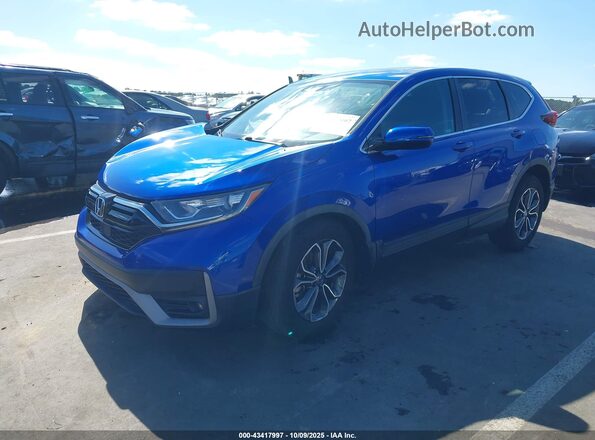 7FARW1H82LE001232 2020 HONDA CR-V Blue Передня ліва чверть
