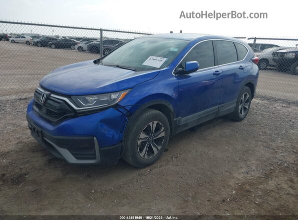 7FARW2H75NE018865 2022 HONDA CR-V Blue Передня ліва чверть