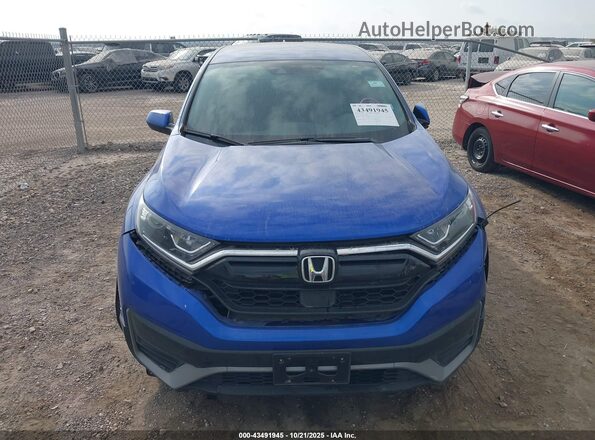 7FARW2H75NE018865 2022 HONDA CR-V Blue Вид щитка приладів