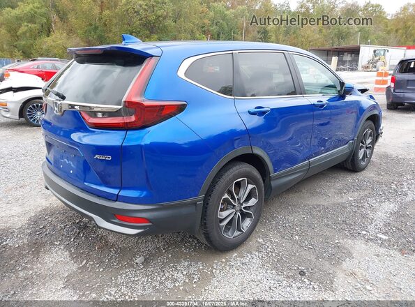 7FARW2H8XLE014235 2020 HONDA CR-V Синий Задняя правая четверть