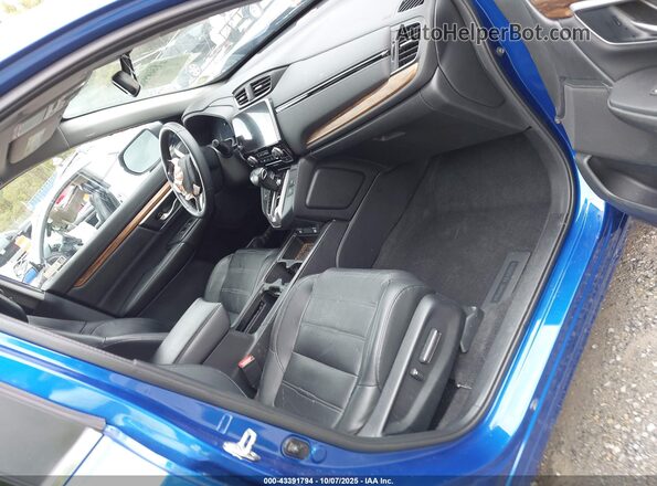 7FARW2H8XLE014235 2020 HONDA CR-V Синий Вид салона спереди