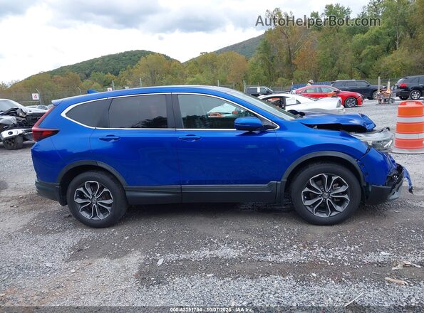 7FARW2H8XLE014235 2020 HONDA CR-V Синий Вид задней части салона