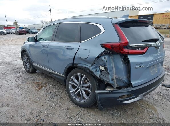 7FARW2H90NE022162 2022 HONDA CR-V Light Blue Trasero izquierdo