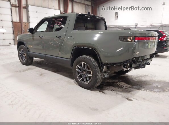 7FCTGAAL2NN000724 2022 RIVIAN R1T Green უკანა მარცხენა