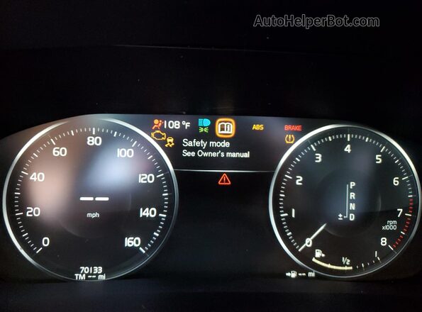 7JR102FM5KG012652 2019 VOLVO S60 Черный Вид щитка приборов