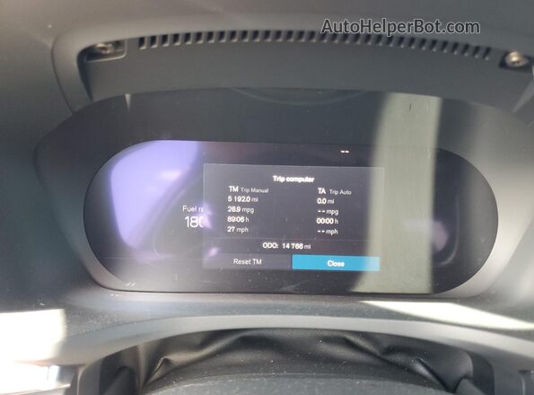 7JRL12FL0RG310226 2024 VOLVO S60 White Instrument cluster view