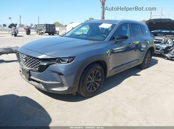 7MMVABBM2RN237376 2024 MAZDA CX-5 Синий Передняя левая четверть