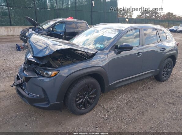 7MMVABDM6RN243808 2024 MAZDA CX-5 Gray Առջևի ձախ երեք քառորդ տեսարան