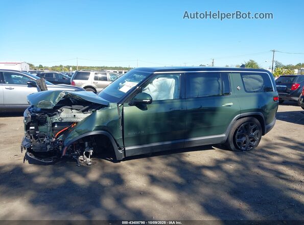 7PDSGBBAXSN063787 2025 RIVIAN R1S Green Սալոնի հետևի տեսք
