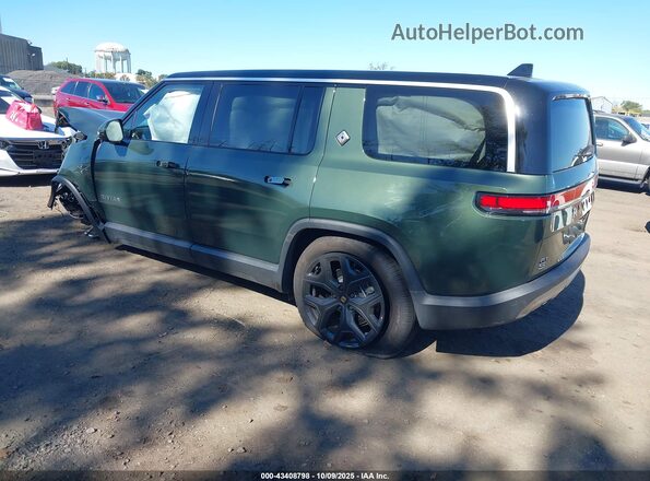 7PDSGBBAXSN063787 2025 RIVIAN R1S Green Հետևի ձախ