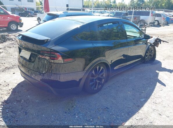 7SAXCBE53PF381282 2023 TESLA MODEL X Black Задня права чверть