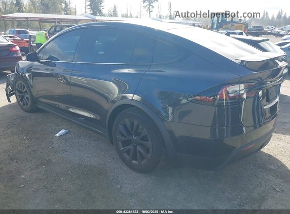 7SAXCBE54RF458776 2024 TESLA MODEL X Черный Задняя левая четверть