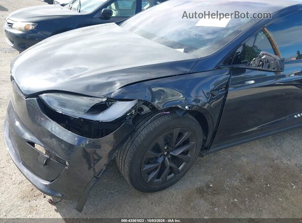 7SAXCBE54RF458776 2024 TESLA MODEL X Черный Вид спереди