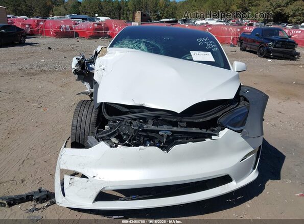 7SAXCBE54RF460155 2024 TESLA MODEL X White Instrument cluster view