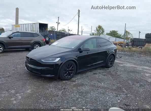 7SAXCBE55RF457703 2024 TESLA MODEL X Черный Вид спереди