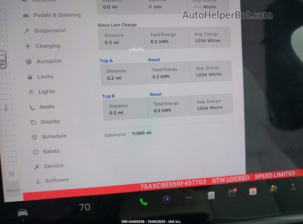 7SAXCBE55RF457703 2024 TESLA MODEL X Черный 