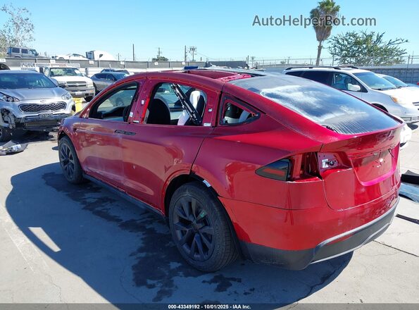 7SAXCBE55SF472241 2025 TESLA MODEL X Red Front view