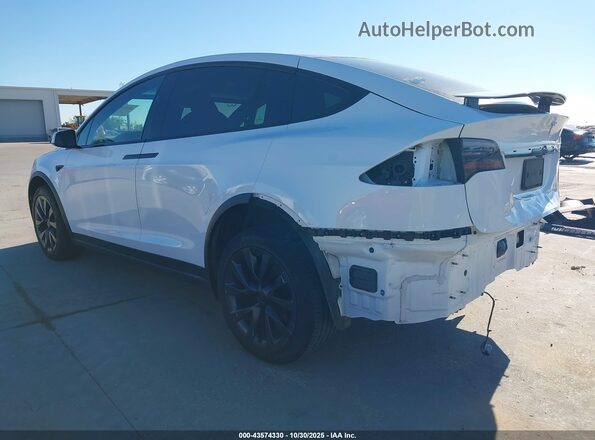 7SAXCBE58NF343818 2022 TESLA MODEL X White Rear left