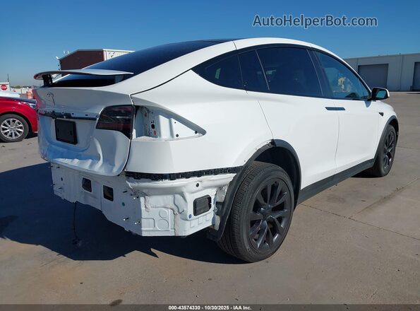 7SAXCBE58NF343818 2022 TESLA MODEL X White Rear right
