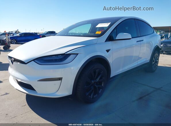 7SAXCBE58NF343818 2022 TESLA MODEL X White Front left