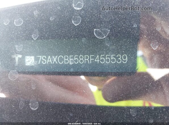 7SAXCBE58RF455539 2024 TESLA MODEL X Синий Вид подкапотного пространства