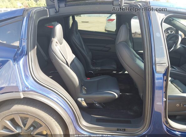 7SAXCBE58RF455539 2024 TESLA MODEL X Синий Вид наклейки с VIN-кодом